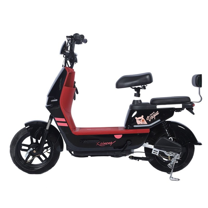 Electric City Bike with 48v Rear Hub Motor Integrated 350w Battery Single Speed Steel Frame
