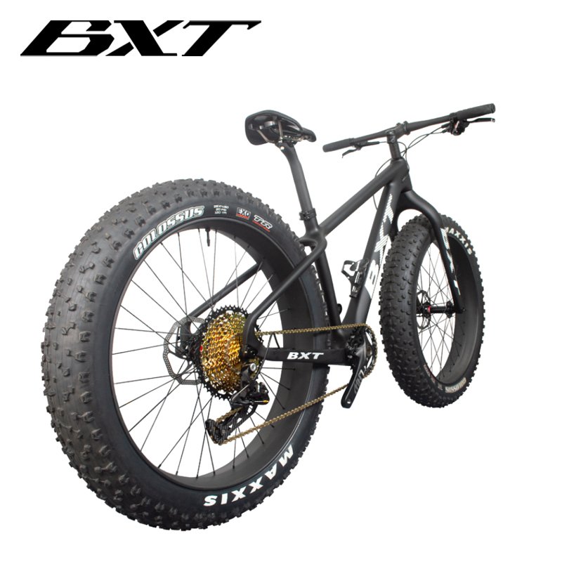 26er Full Carbon Fiber Mountain Bike Snow Bike Beach Sand Bicycles 26*4.8 tires Snow Complete 4.8tire Carbon Bicycle