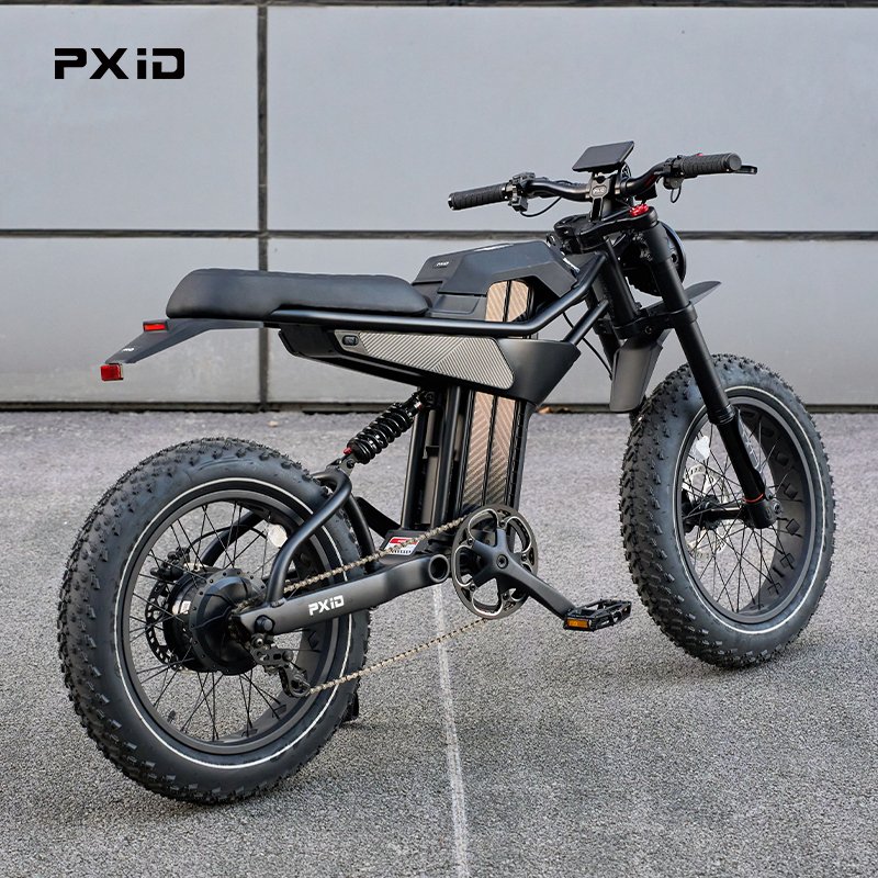 PXID MANTIS P6 ebike steel frame 20 inch fat tire electric sportbikes mountain bike