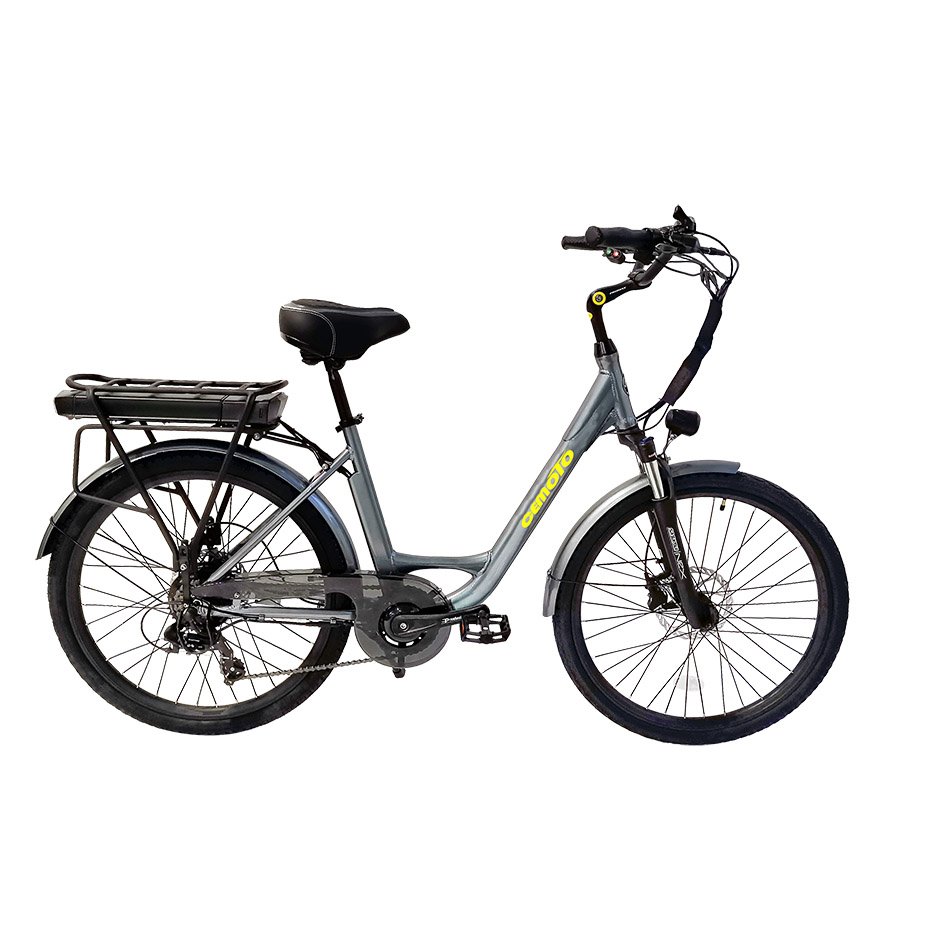 OEM Easy Seller Aluminum Frame E-bike E-bicycle 36V 350W Lithium battery 26 Inch Step City Electric bicycle for women