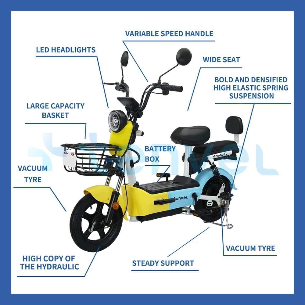 Factory direct sales adult e bike china high speed motor battery electric cruiser bicycle cycle adult electric scooter city bike