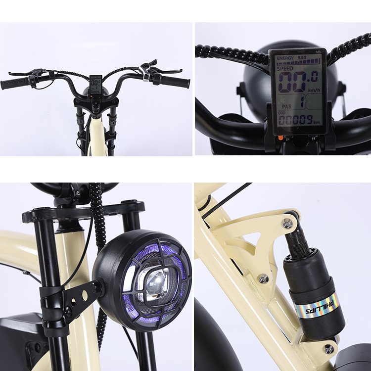 Yijiao Leisure Electric Vehicle Durable Electric Mountain Bike for Adventure and Fun Ebike