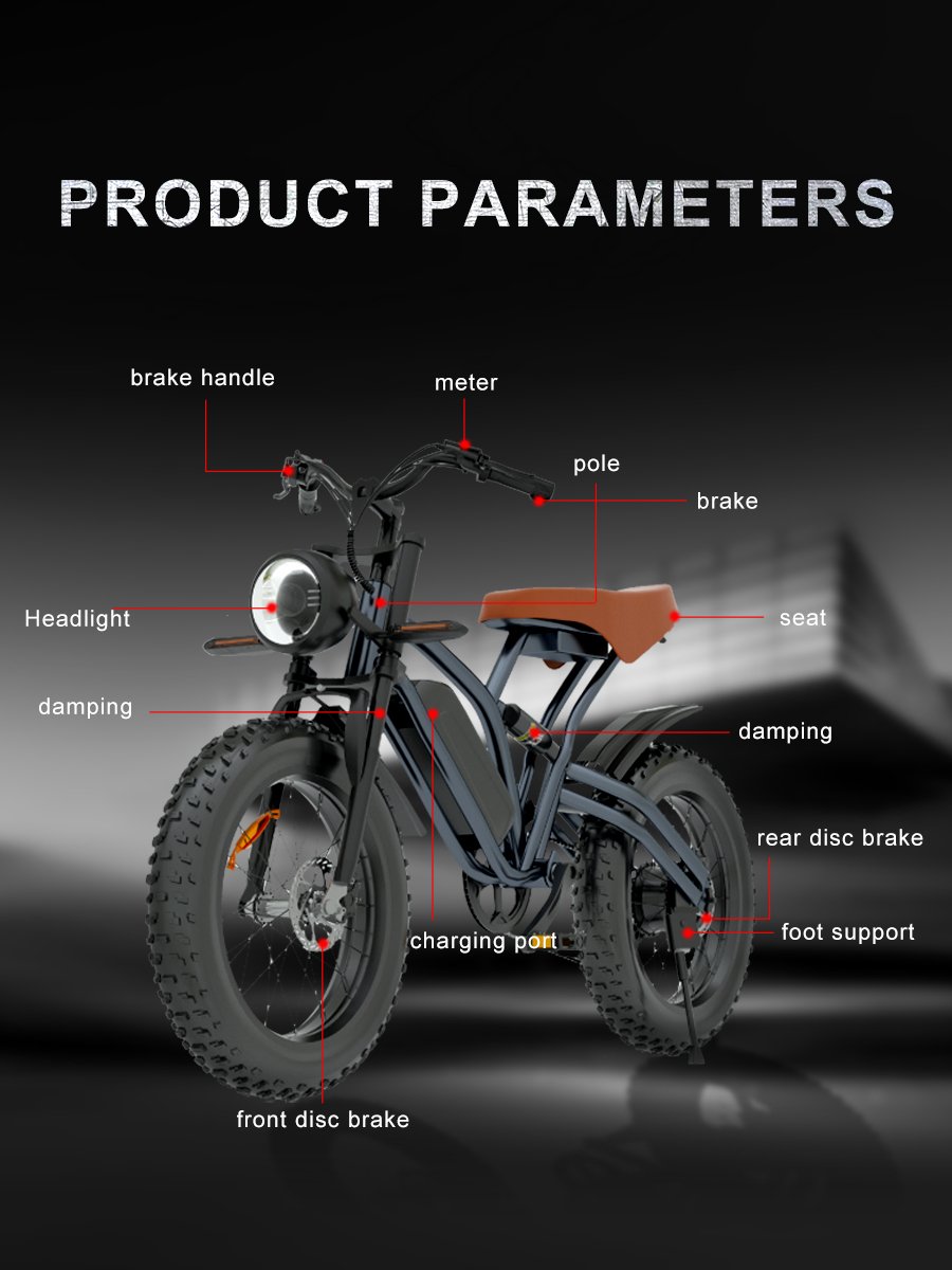 Factory hot sale JANSNO X50 Removable battery 20 inches ebike electric bike bicycle cycle off-road adult electric mountain bike
