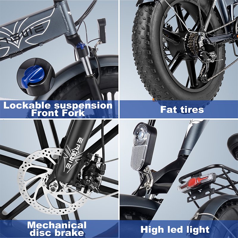 Dropshipping EU/US Warehouse ENGWE EP-2 PRO 48V13Ah 45km/h electric bicycle 750W Fat Tire Mountain electric Bike
