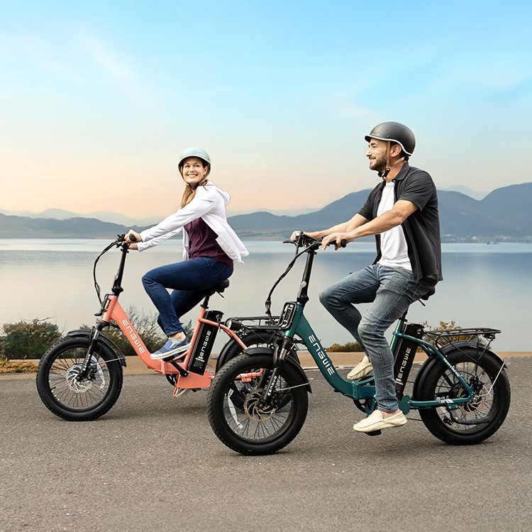 US Warehouse ENGWE L20 2.0 New Model 750W City Folding Ebike 48V 13Ah Electric Hybrid Bike for Adult 20inch Fat Tires E-bike