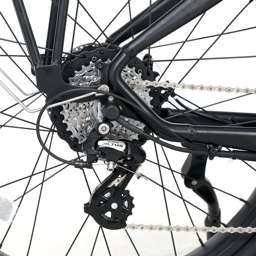 Frame integrate battery Shimano 8 speed electric mountain bicycle / rear drive hub motor 48v 500w Other Electric Bike