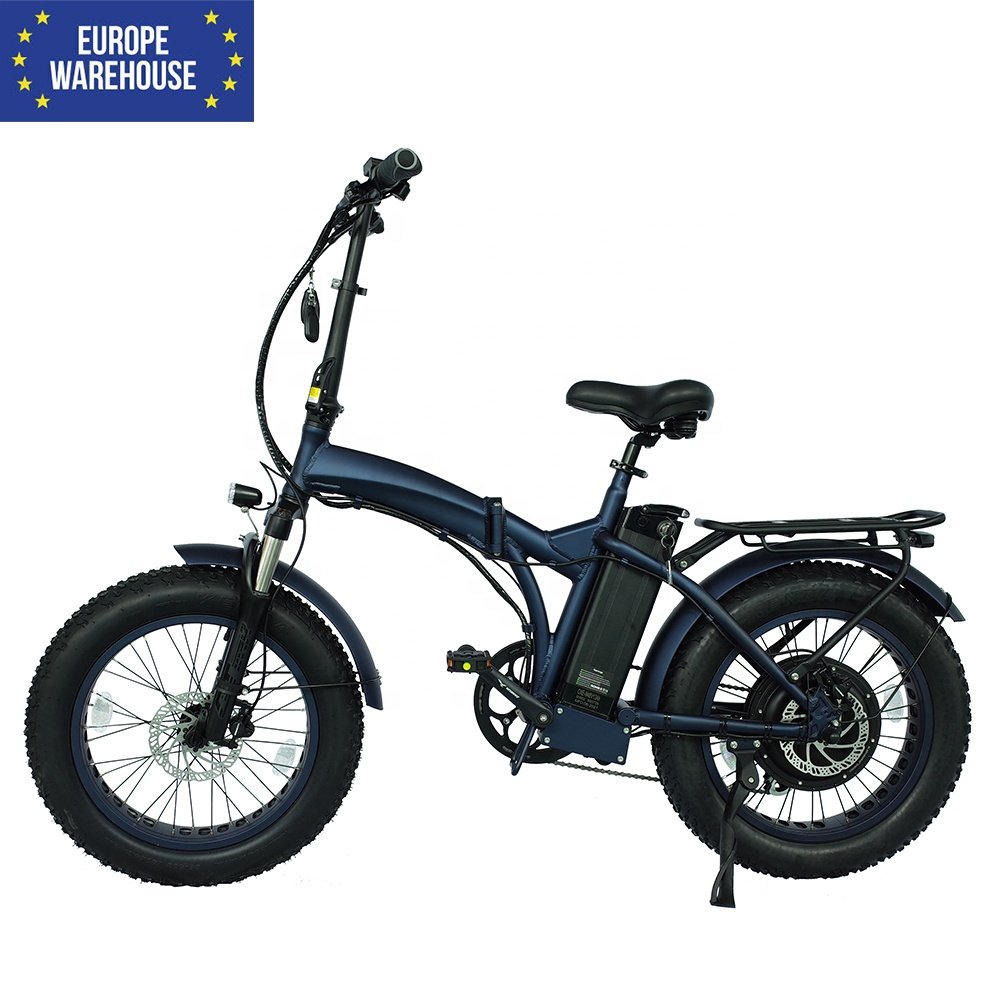 EU STOCK 20" delivery gravel bike pedal assist frame beach cruiser 1000w e mountain bike folding electric bicycle