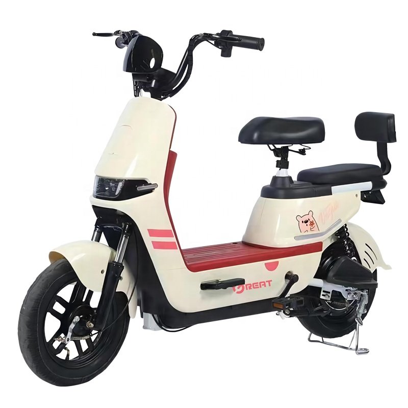Well Made Electric Bike 350W Brushless Motor 14 Inch Cool Style Electric Scooter For Adults Rear Hub Motor 60V
