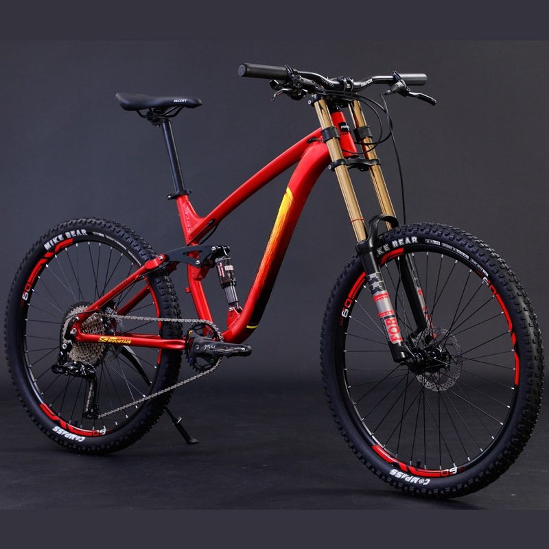 2024 new SENYI Factory directly sale Full Suspension Carbon fiber frame Mountain bike high quality 26 inch rear damper bike