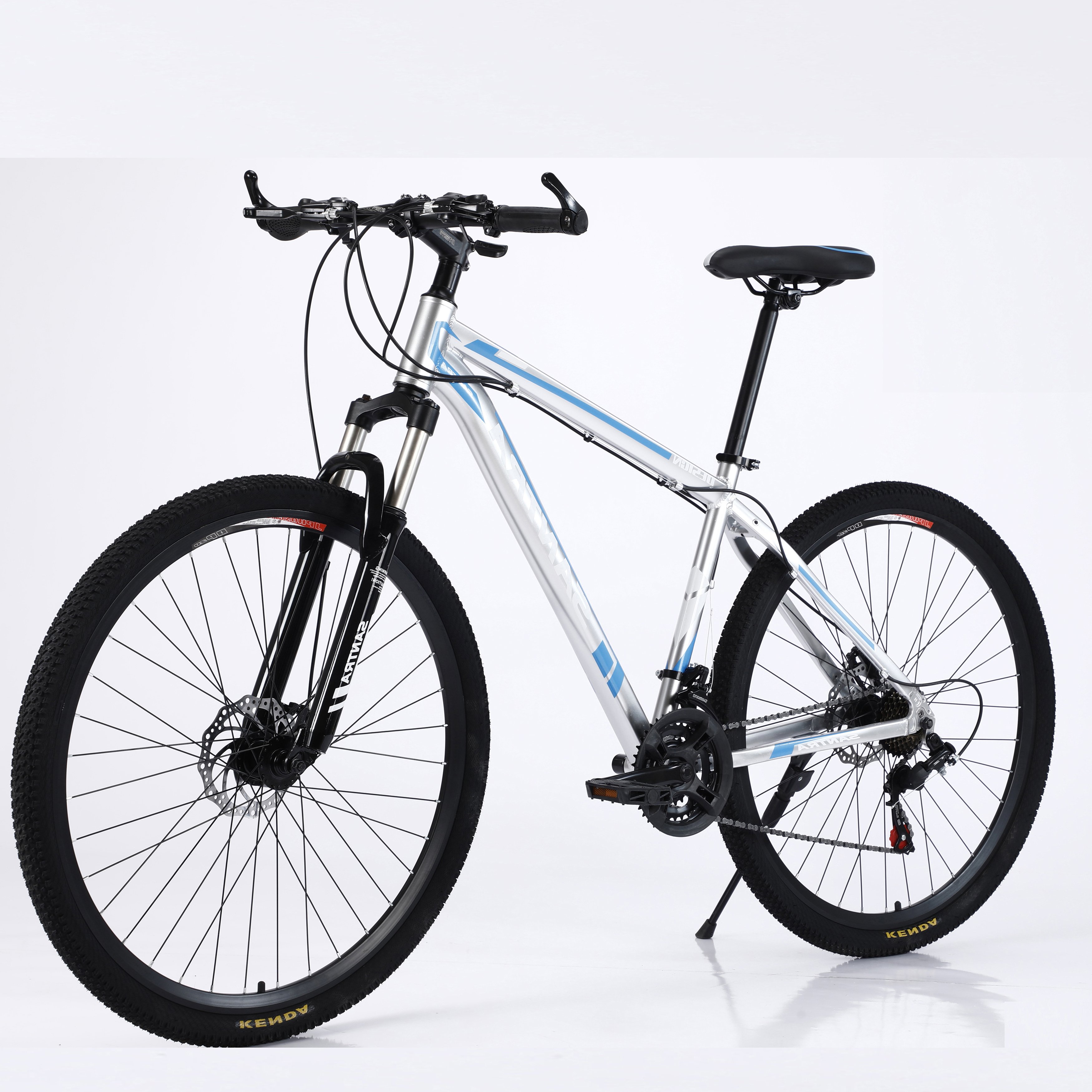 Men'S Shock-Absorbin Aluminum Alloy Rim Mountain Bike Bikes With Spoke Wheel City Bicycle 24 26 27.5 29 Inch Full Suspension
