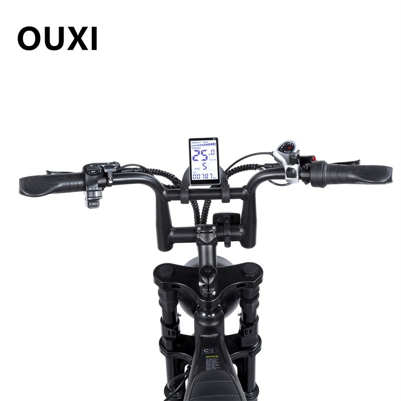 OUXI H9 Ready Stock 3.0 Full Suspension Mountain Bike Intelligent Alarms System Commuting Fatbike Ajustable 7 Speed Gears Bike