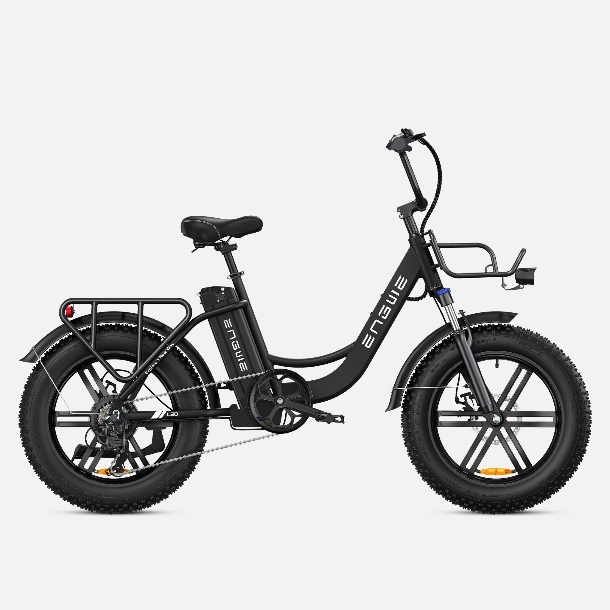 ENGWE L20 hot-selling Pink Green White 48V13Ah 750/250W fat tires Go off-road electric mountain bici Step Sthru ebike for ladies