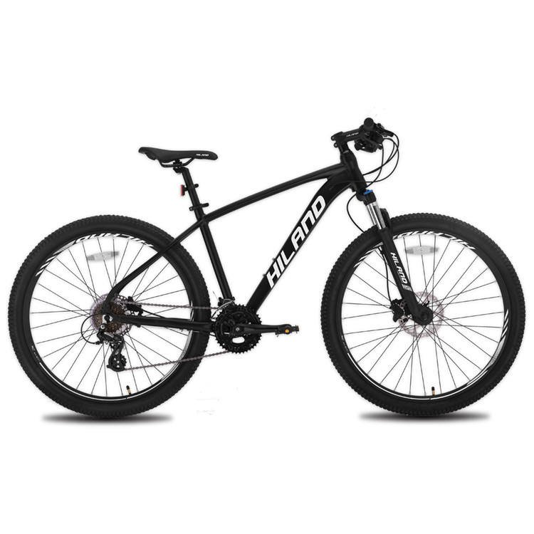 JOYKIE HILAND 27er black shock absorb suspension hydraulic disc brake aluminum 27.5 inch mountain bike
