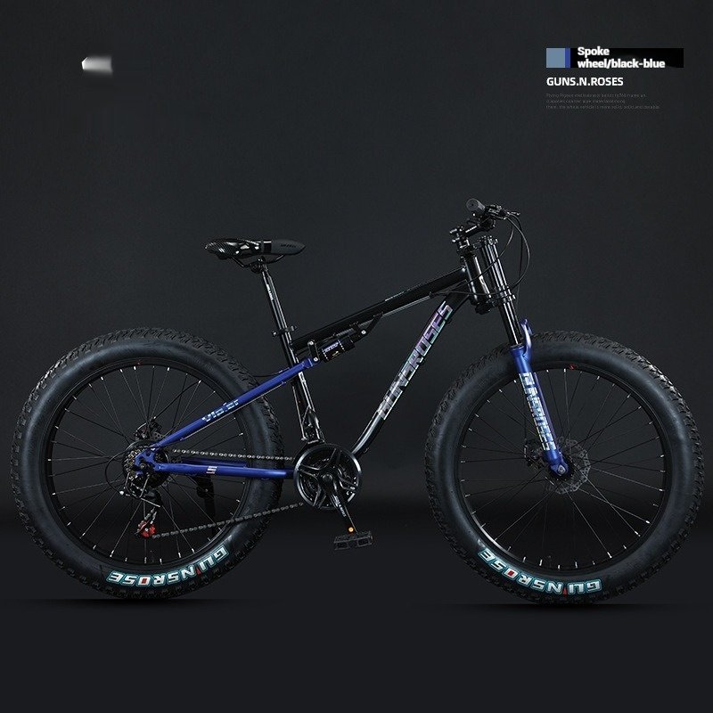 Wholesale 24 Inch 26 Inch Snow Beach Fat Tire Mountain Bike 7/21/24/27 Speed Bicycle with Fat Tyre Bike Cycle