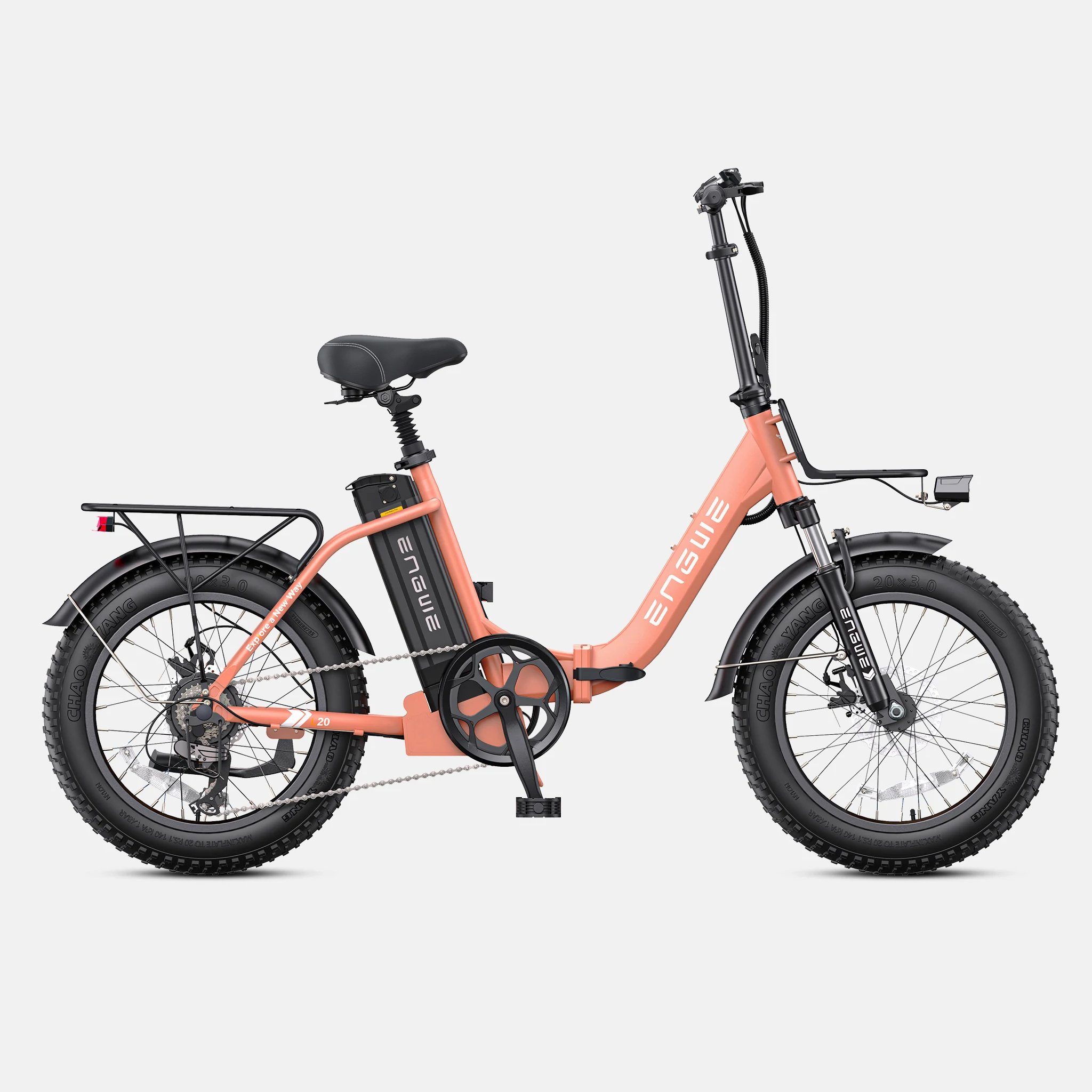 2024 NEW Foldable ENGWE L20 2.0 Exclusively for US stock 52V 13AH 750W 20*3.0 inch spoked tires folding 45KM/H electric Bike