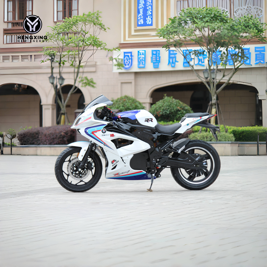Adult Racing Motorcycle New Design Electric Bike with 72V Lithium Batteries