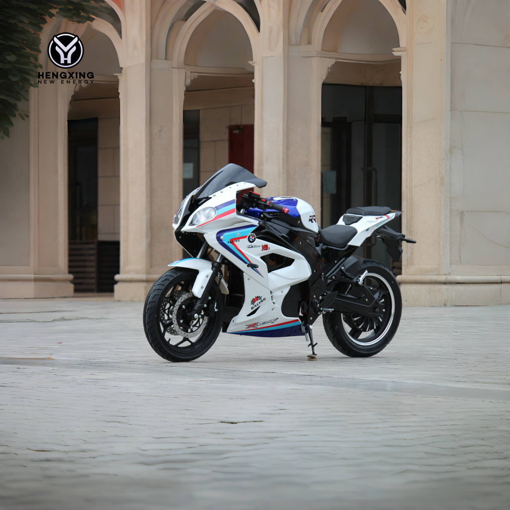 Adult Racing Motorcycle New Design Electric Bike with 72V Lithium Batteries