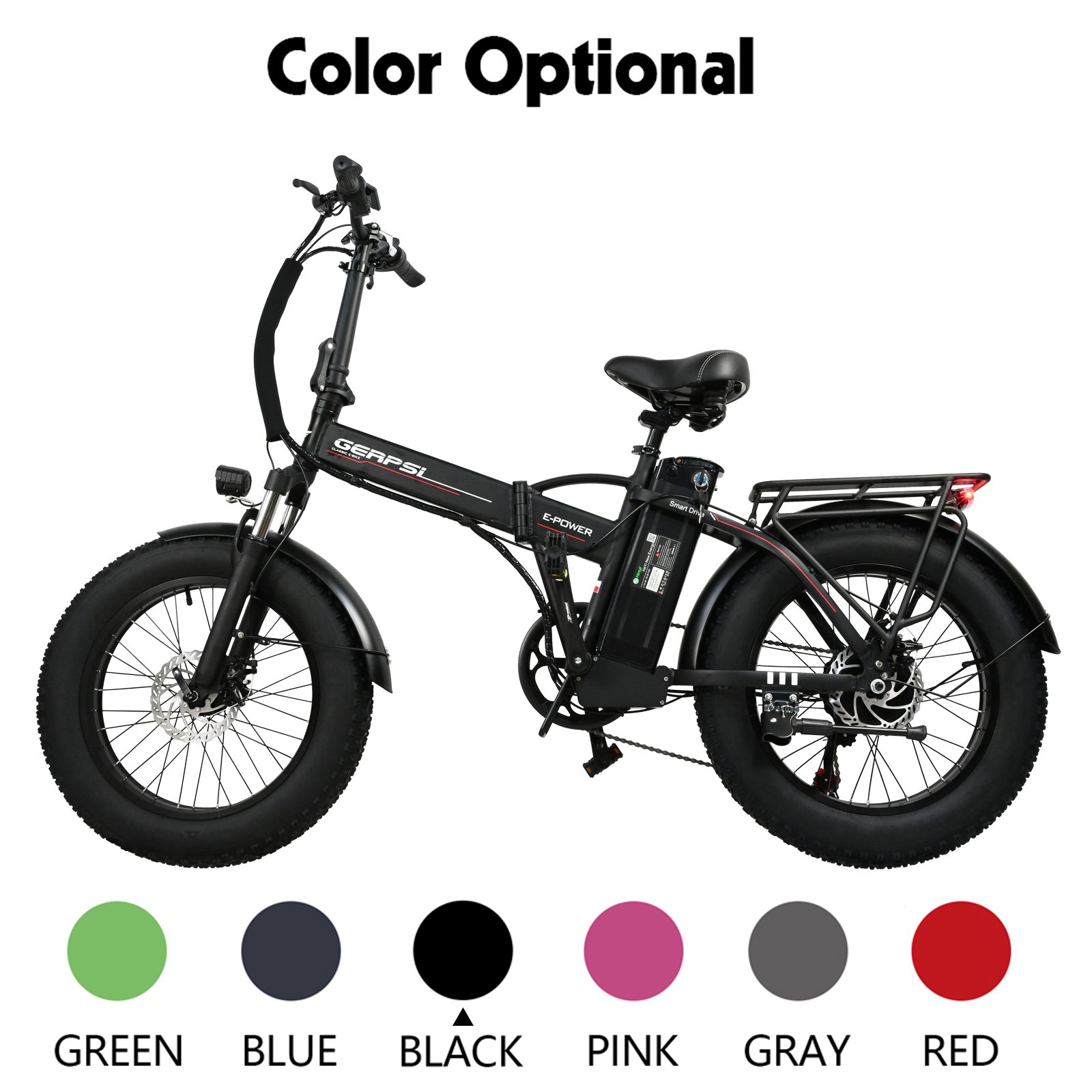 E FOLD Fat New Model 3.0 4.0 fat mountain electric bicycle 48V/500W Motor Fold Electr Bike