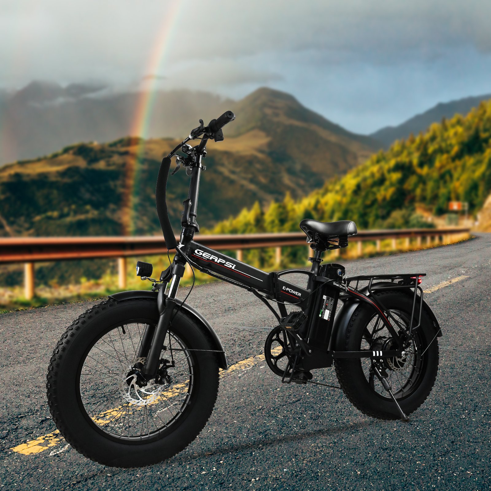 E FOLD Fat New Model 3.0 4.0 fat mountain electric bicycle 48V/500W Motor Fold Electr Bike