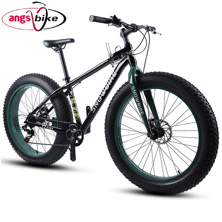 Wholesale full suspension 21 speed 26inch mountain bicycle snow bike with big fat tyre