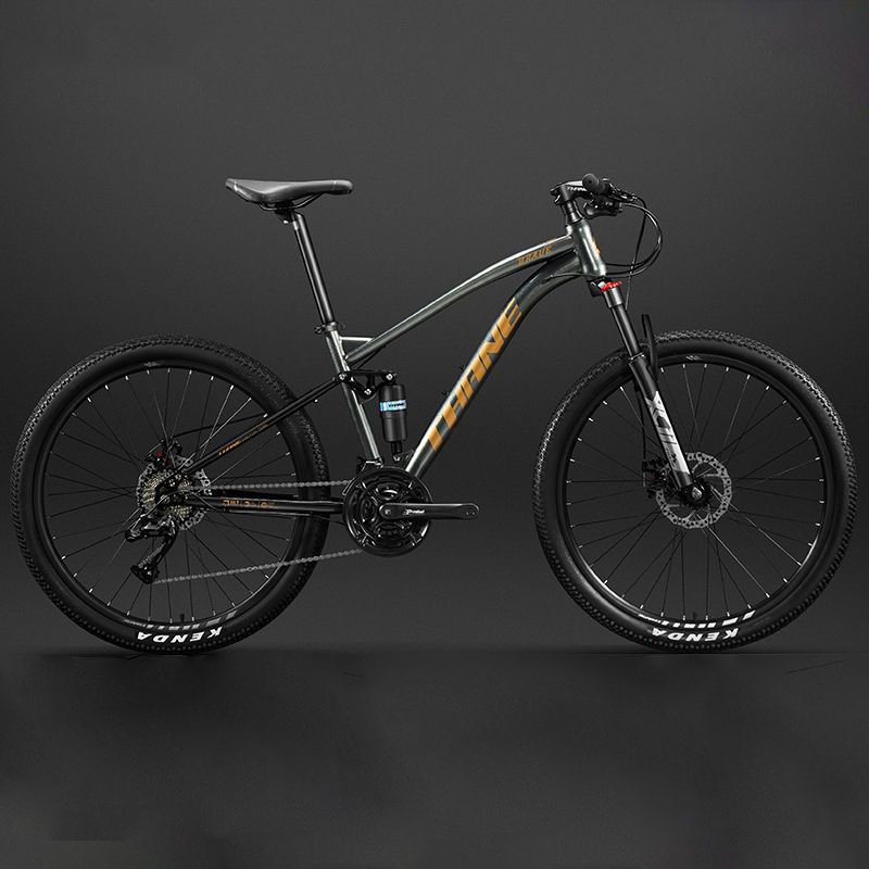 Soft tail mountain bike off-road bicycle adult full suspension speed racing men and women 24 26 27.5 inches 24 27 30 speed mtb