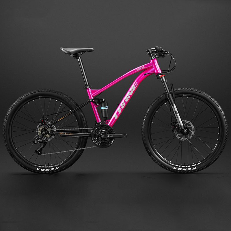 Soft tail mountain bike off-road bicycle adult full suspension speed racing men and women 24 26 27.5 inches 24 27 30 speed mtb