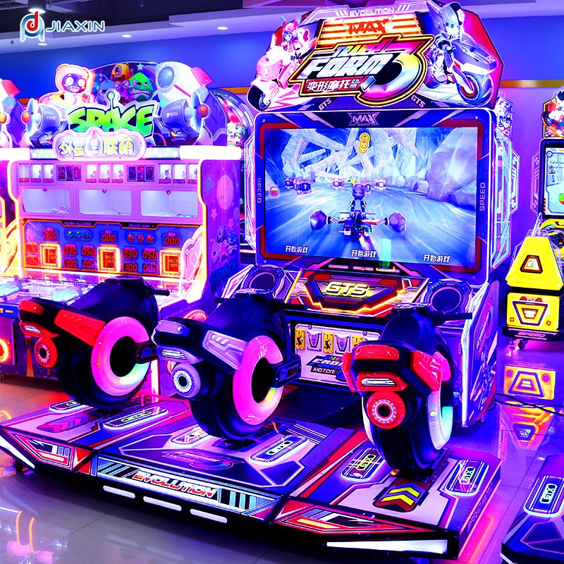 Motorcycle Arcade Game Machine 3 Player Family Racing Game Machine Racing Motorcycle Game Machine For Sale
