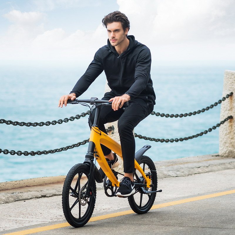 Electric Moped Scooter 40km/h 5.8Ah Battery Electric City Bike