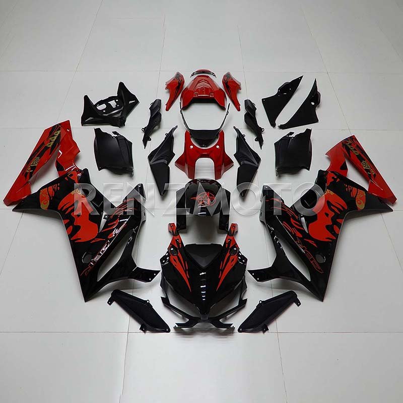 Full Motorcycle Fairings Fit For CBR650R 2019-20 Abs Plastic Body Work black red