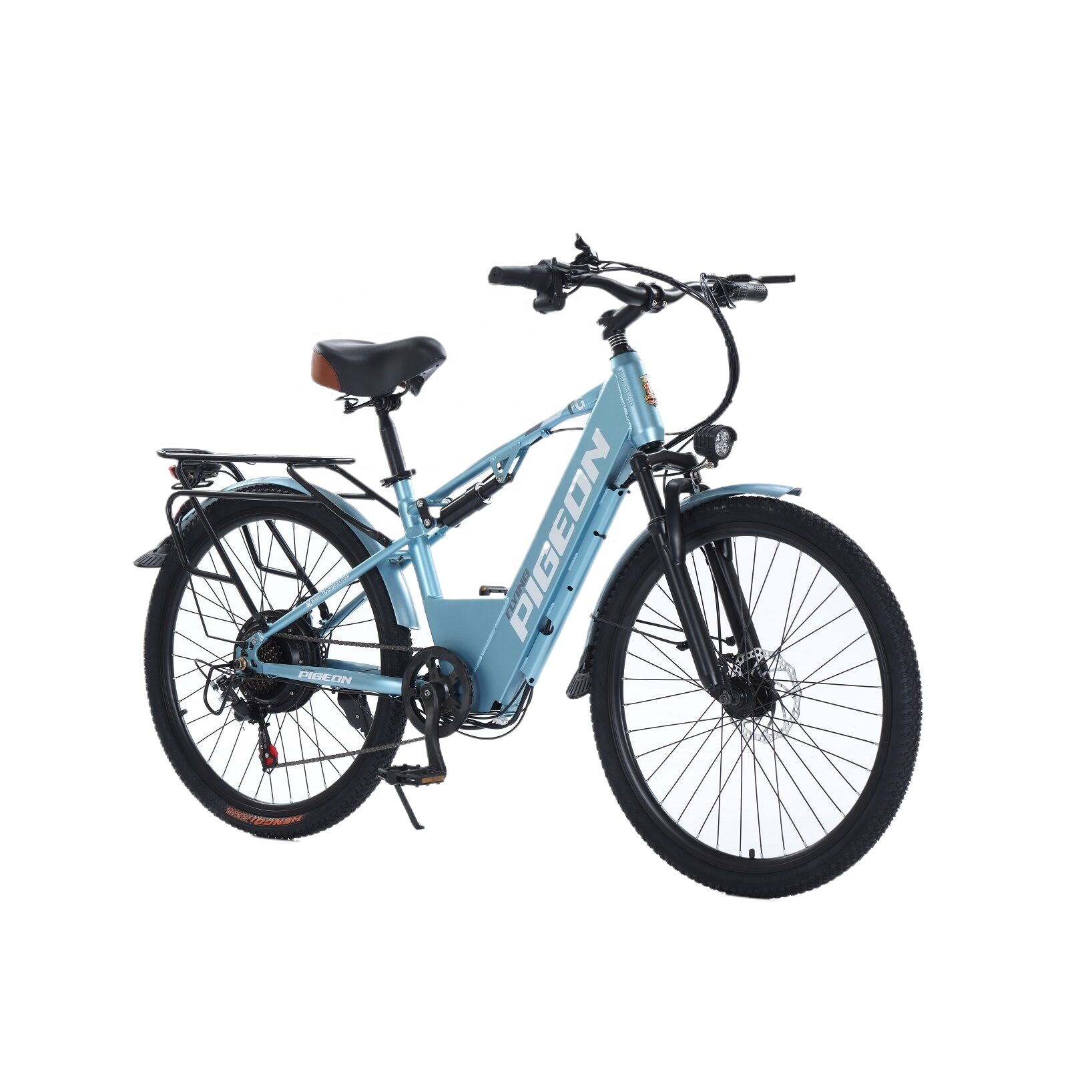 26 Inch Cheap Long Range Step Through Electric City Bicycle 48V 10Ah 20Ah Mountain Sport E Bike MTB Full Suspension For Adults