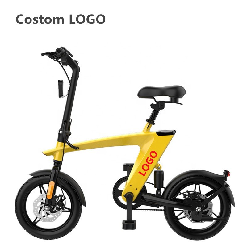 14 Inch 250W 36V 10Ah Removable Battery Adult Waterproof Fashionable Foldable China City Bike Electric Bicycle For Sale