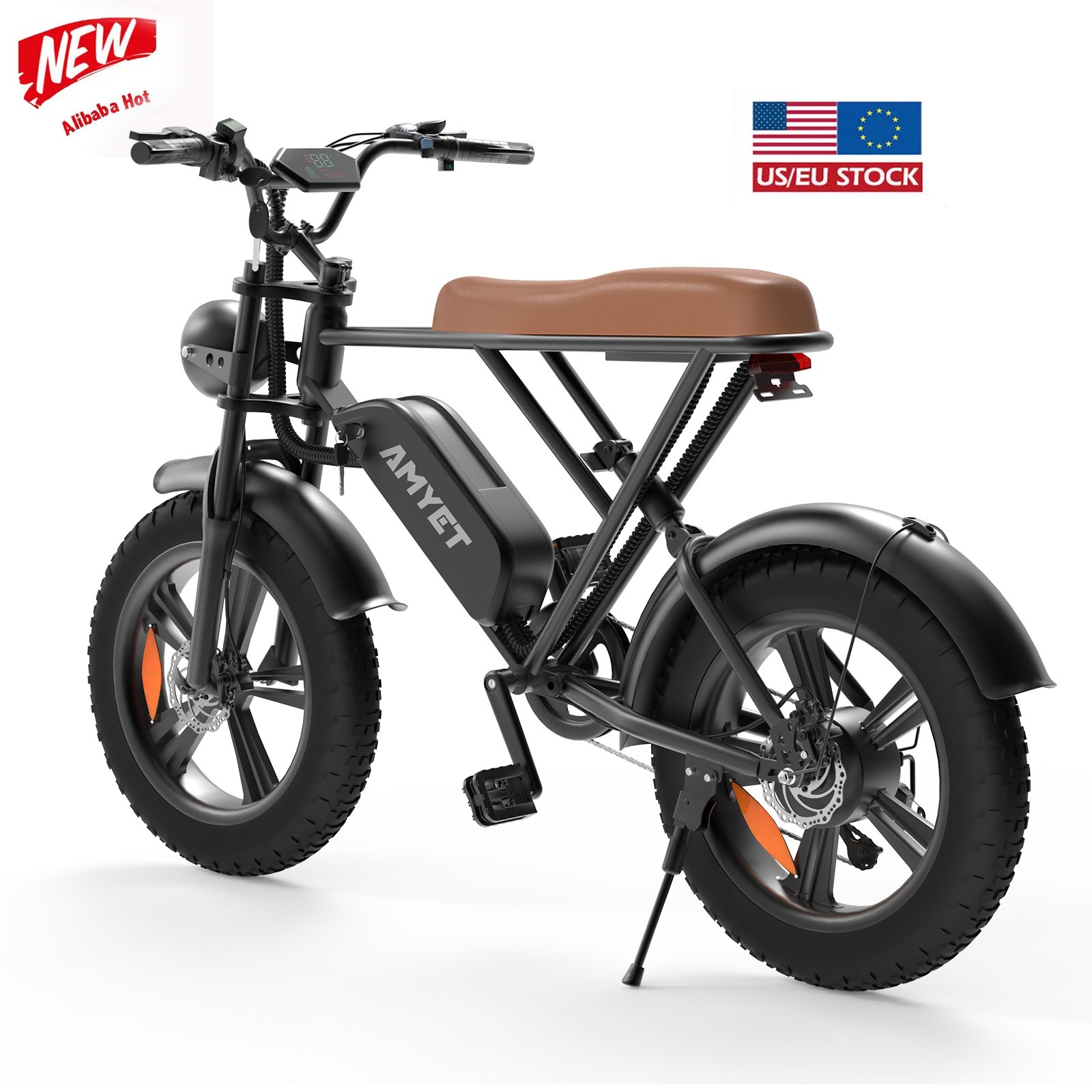 Newest and Hotteset 20 Inch Electric Bicycle Fat Tire E-Bike Folding Mountain Dirt Electric City Bike Kit Ebike 1000w For Adult