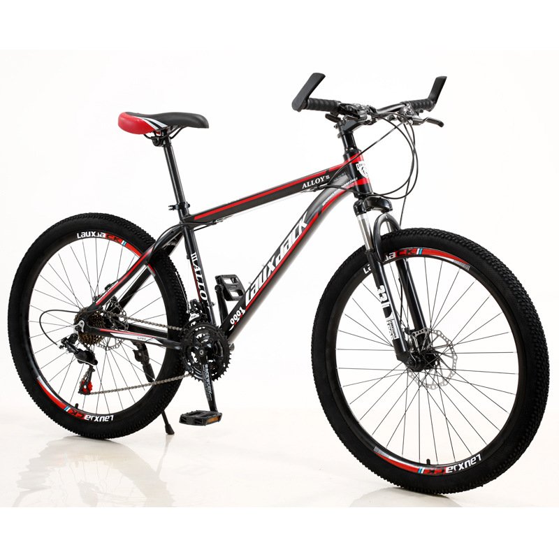 26/27.5/29 inch aluminum alloy frame bike mountain 21 24 speed suspension fork double disc brake mountain bicycle for adult