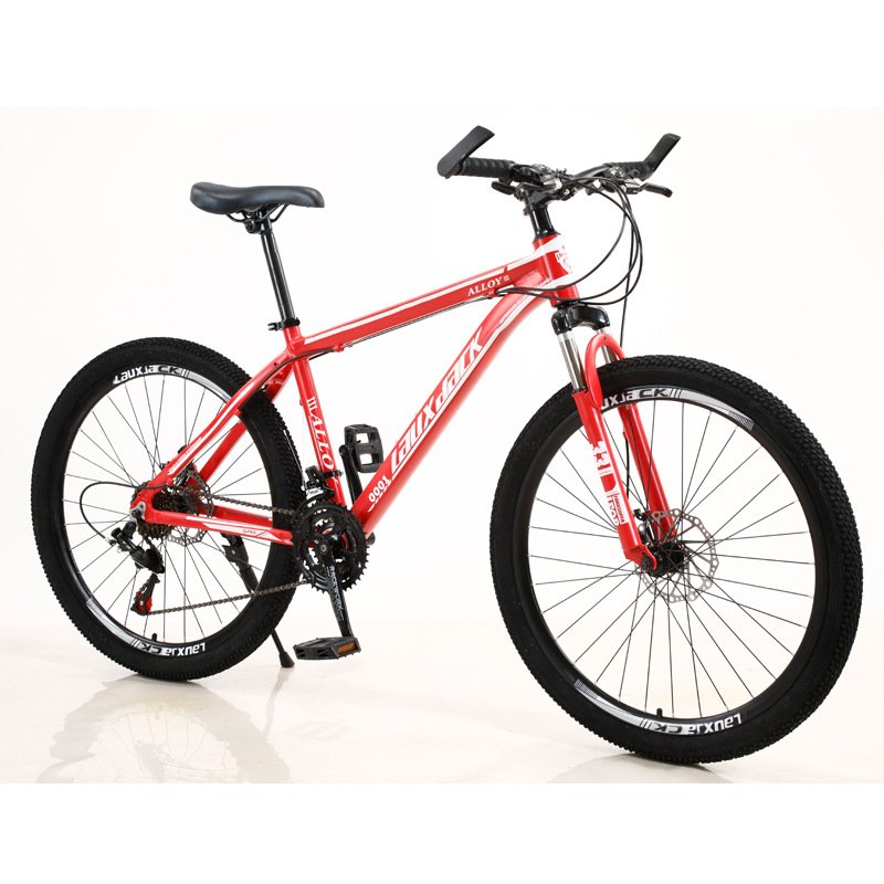 26/27.5/29 inch aluminum alloy frame bike mountain 21 24 speed suspension fork double disc brake mountain bicycle for adult