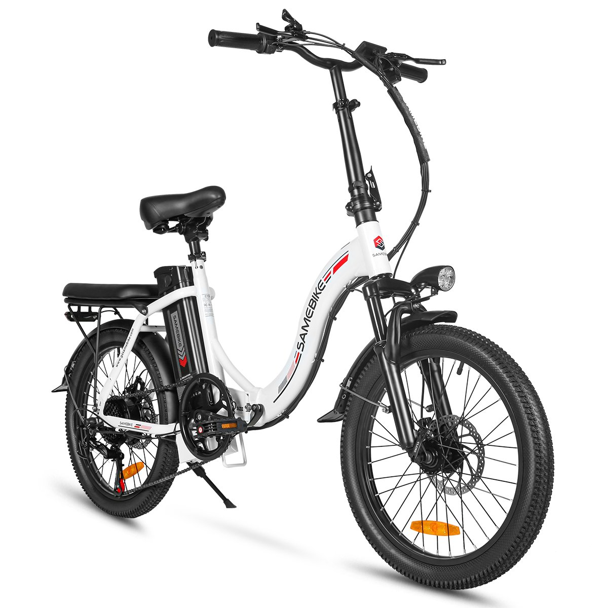 EU Warehouse stock 20 inch lady style comfortable small MOQ foldable Rear Carrier Electric City Bike