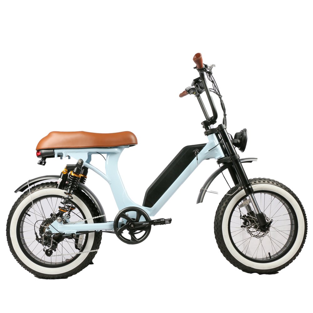 Factory Supply 48V Electric Moped City Bike Scooter Vintage E bikes Comfortable Suspension Women use