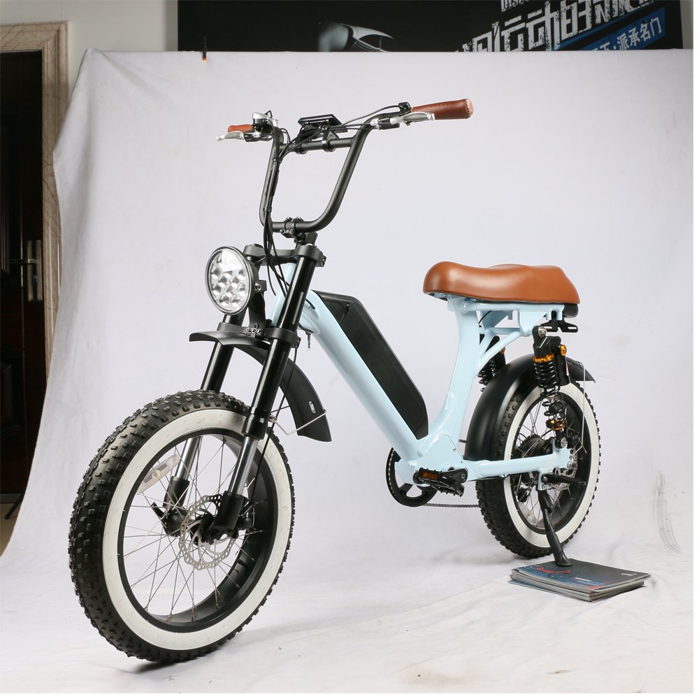 Factory Supply 48V Electric Moped City Bike Scooter Vintage E bikes Comfortable Suspension Women use
