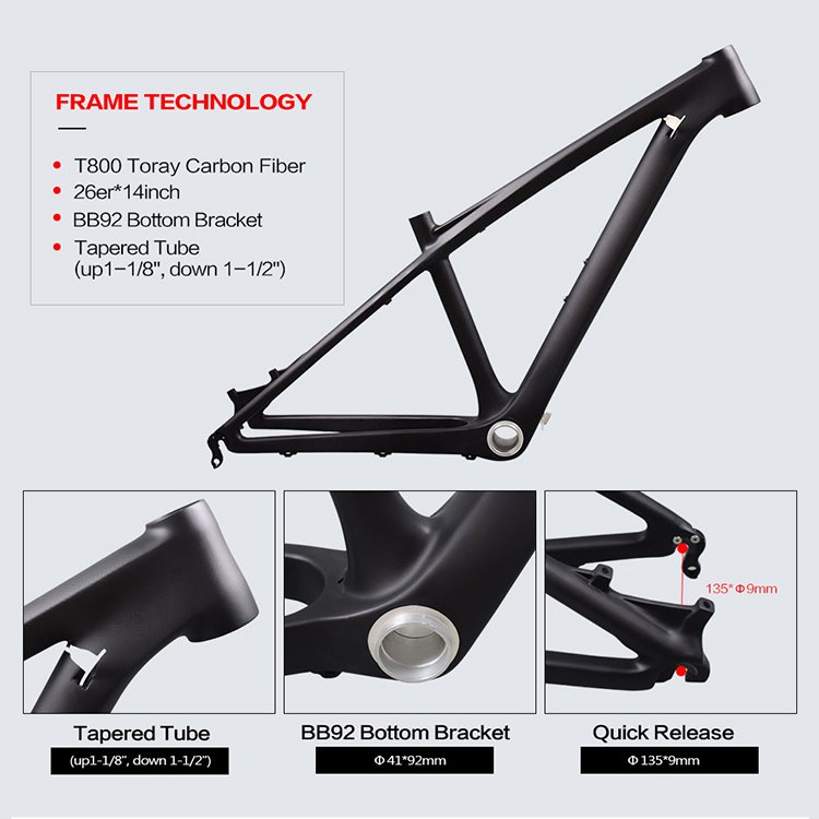 Airwolf Complete Bike 26er Carbon Mountain Bicycle With SH1MANO M370 GroupSet Disc Brake MTB Bike For Children/Women