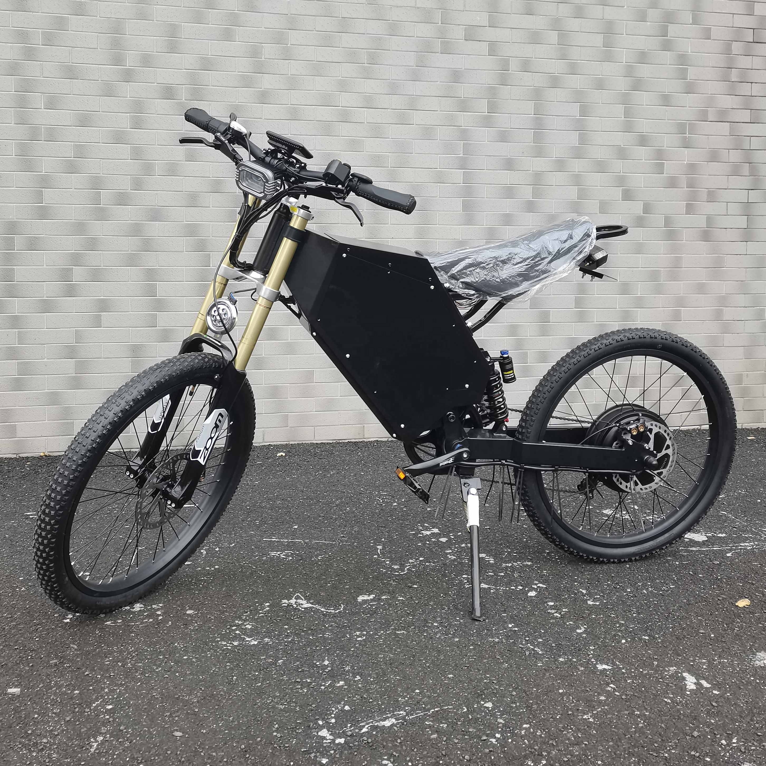 High speed 5000w 72v fashion 26 inch mountain bike fat tire downhill electric bicycle for adult