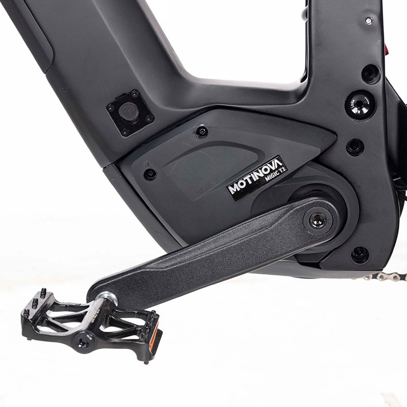 10 Speed Carbon Fiber Air suspension 48V500W Mid Motor Hydraulic Disc Brake Electric Mountain Bike