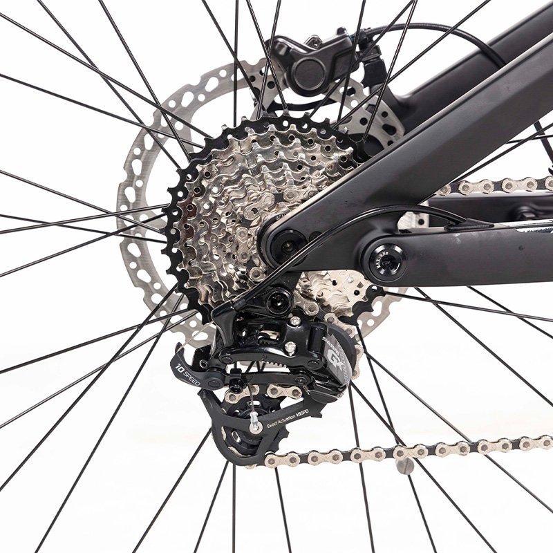10 Speed Carbon Fiber Air suspension 48V500W Mid Motor Hydraulic Disc Brake Electric Mountain Bike