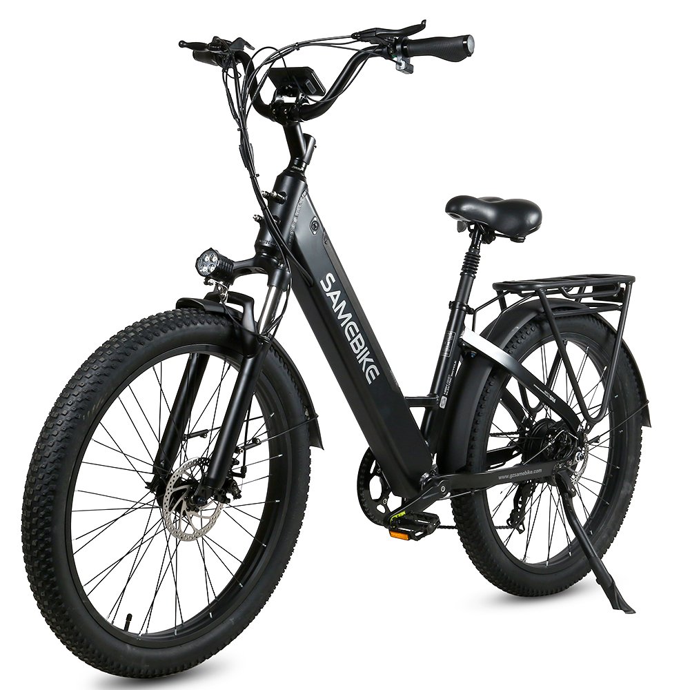 Samebike one year overseas warranty RS-A01 Plus 26 inch 750W 48V big capacity with basket electric bike