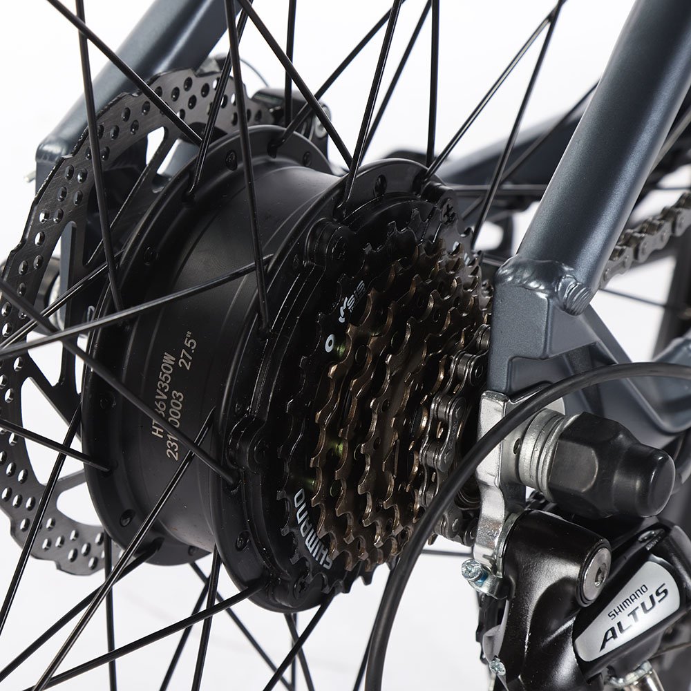 XT181 700C SHIMANO 350W Motor 36V 10.4AH Lithium Ion Battery E Bicycle Electric Mountain Bike