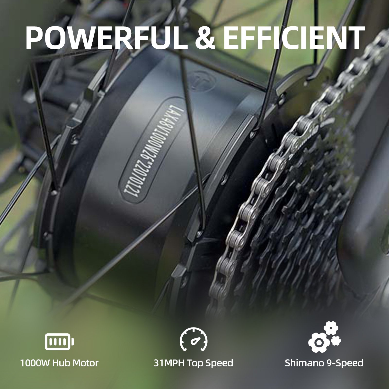 31MPH Electric Bike 26X4.8" ebike 1000w 48v 20ah full suspension hydraulic brake Electric Mountain Bike