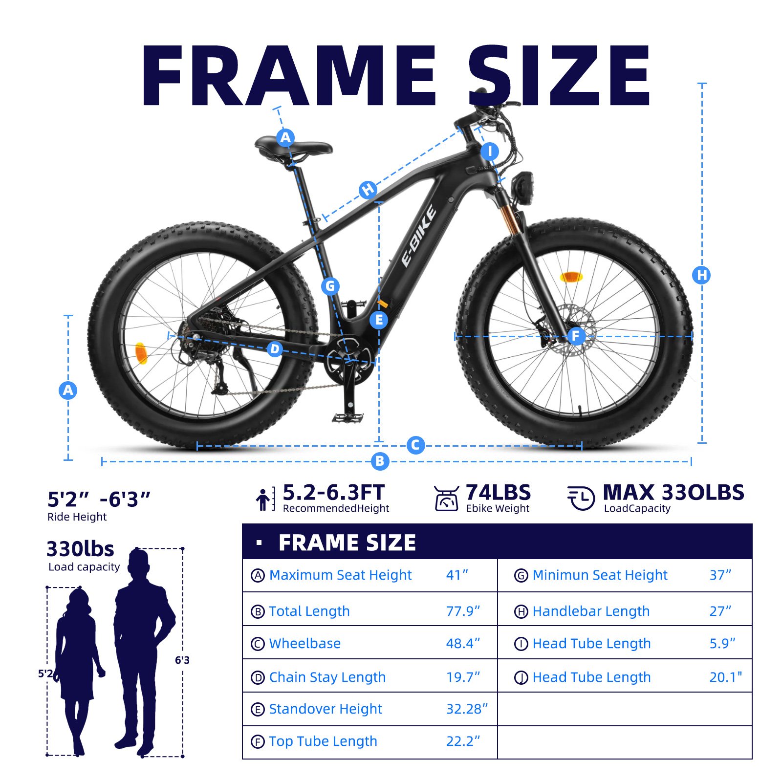 31MPH Electric Bike 26X4.8" ebike 1000w 48v 20ah full suspension hydraulic brake Electric Mountain Bike