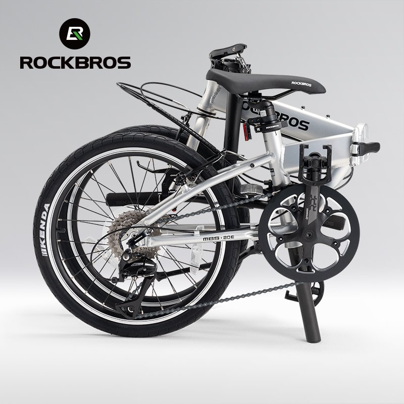 ROCKBROS 20 inch 8 Speed Folding Bicycle Portable Adult Work Commuter Shift V Brake Men Women Student road mountain Bike