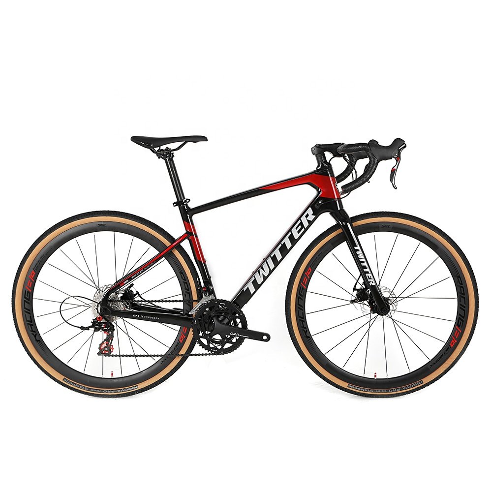 Hot selling China factory 700C gravel bike carbon fiber disc road bike disc brake with 24 speed MTB mountain bike