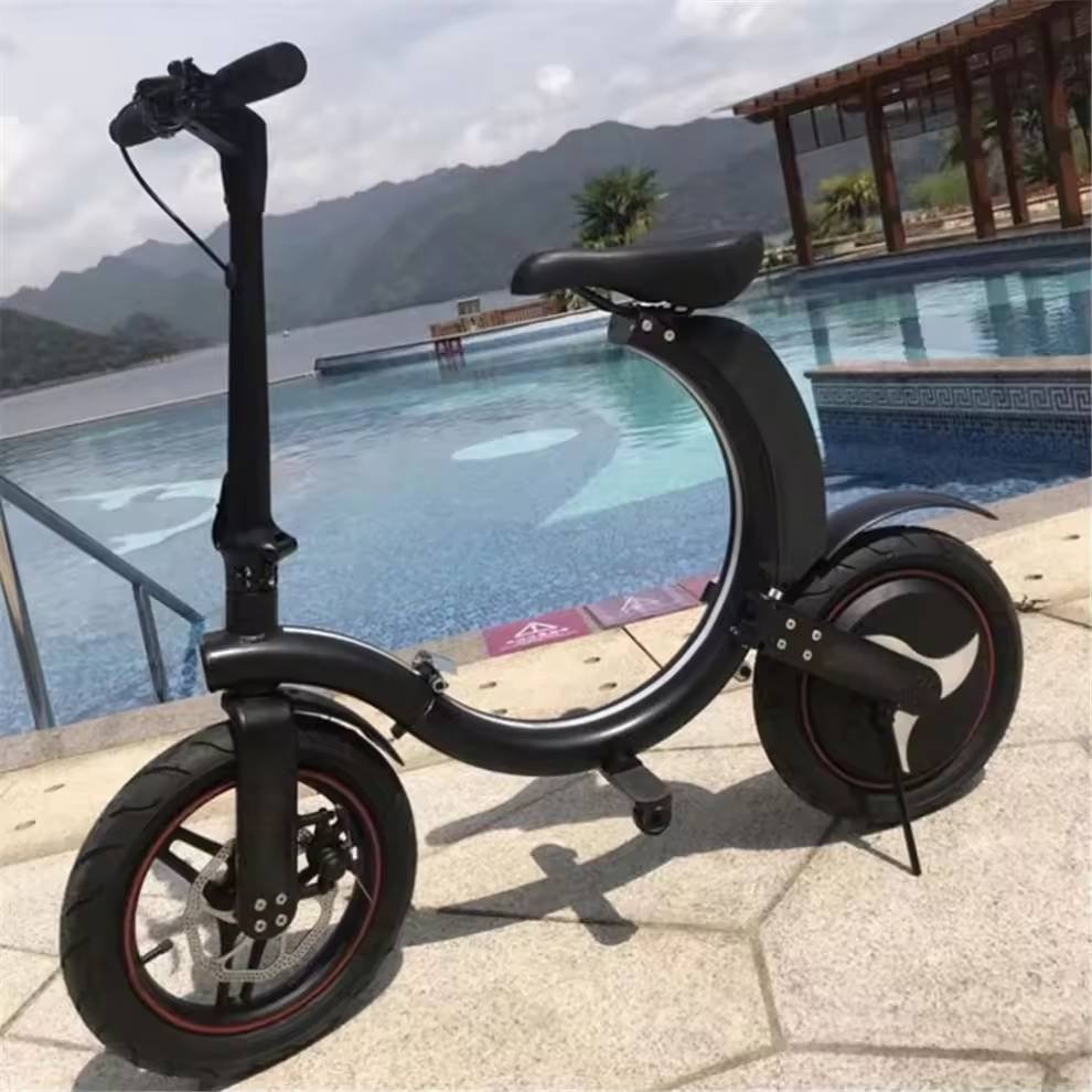 Customized 350w 36V 10.5Ah Foldable Electric Bicycle 14 Inch Electric City Road Bike Electric Folding Bike