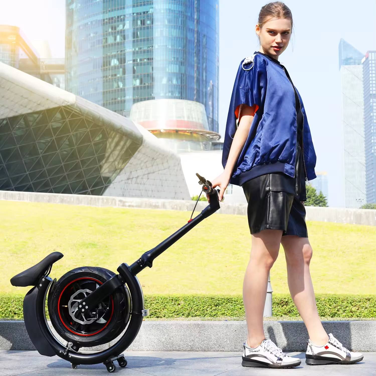 Customized 350w 36V 10.5Ah Foldable Electric Bicycle 14 Inch Electric City Road Bike Electric Folding Bike