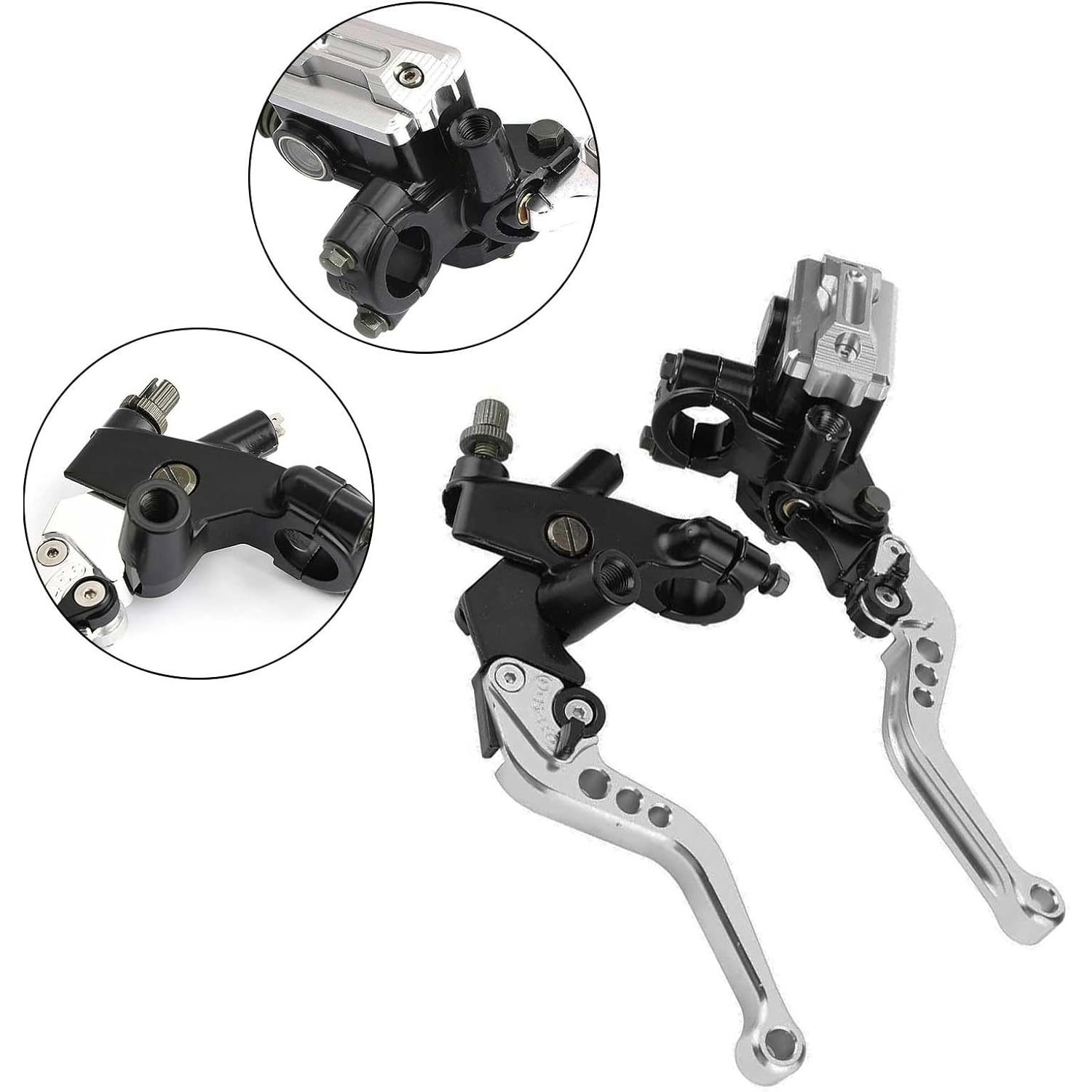 CNC Racing Universal Motorcycle Clutch Brake Levers Kit For 50cc-400cc Motocross Scooter ATV Sportbike Street Bike Adjustable